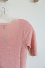 NEW Ann Taylor Light Pink Knit Top | XXS Petite