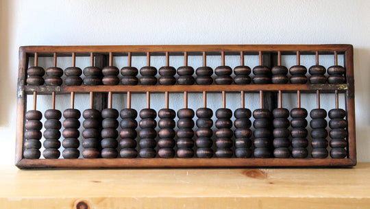 Vintage Chinese Wooden Abacus