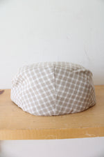JJ Hat Center Seifter Associates Beige & White Plaid Cap | XXL