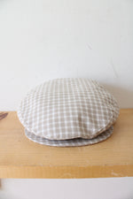 JJ Hat Center Seifter Associates Beige & White Plaid Cap | XXL