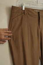 Gap Slim Cropped Tan Dress Pants | 14