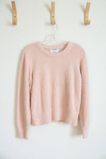 Old Navy Light Pink Fuzzy Sweater | M