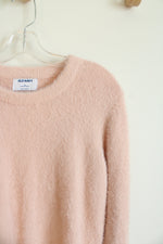 Old Navy Light Pink Fuzzy Sweater | M
