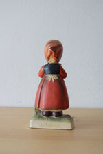 Katayama Porcelain Girl With Grapes Figurine