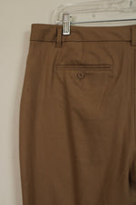 Gap Slim Cropped Tan Dress Pants | 14