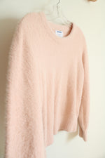 Old Navy Light Pink Fuzzy Sweater | M
