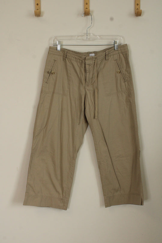 Gap Khaki Capris with Drawstring | 8