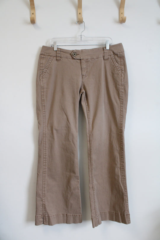 Maurices Brown Flare Leg Pants | 15/16