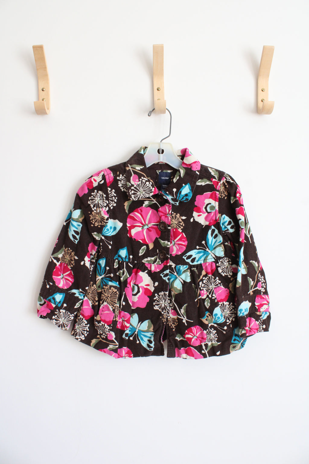 Gap Brown and Pink Patterned Cordery Jacket | 5