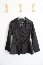 Me Jane Kids Black Button Up Coat | 16