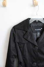 Me Jane Kids Black Button Up Coat | 16