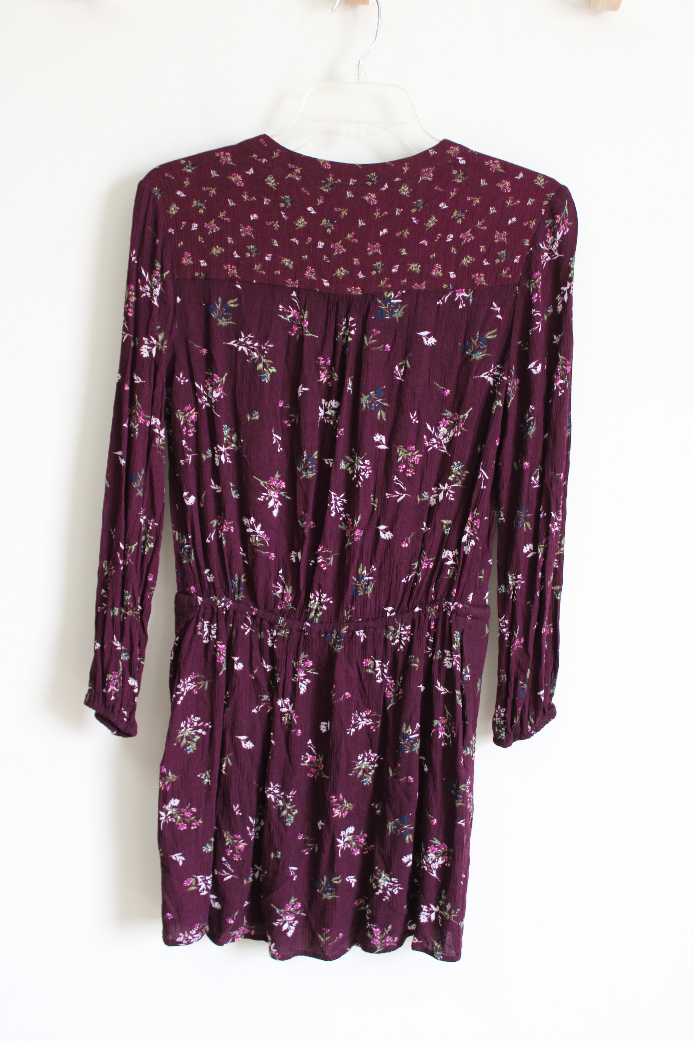 Route 66 Burgundy Long Sleeved Dress | S