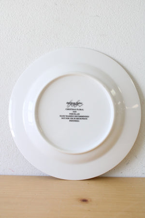 American Atlier At Home Christmas Floral 5429 Plate | 8"