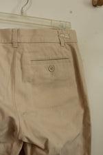 Gap Tan Textured Dress Pants with Button Detail | 6