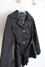 Me Jane Kids Black Button Up Coat | 16