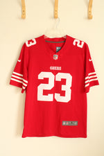 NFL Red 49ers McCaffrey #23 Jersey | S