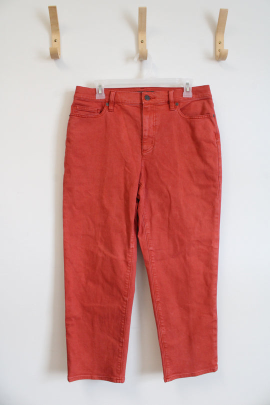 Lands' End Orange Capri Pants | 12P