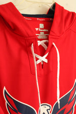 NEW NHL Fanatics; Red, White and Blue Capitals Sweatshirt with Hood | Size L