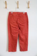 Lands' End Orange Capri Pants | 12P