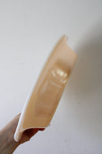 Fire-King 468 Orange Peach Lustre Divided Oval Dish