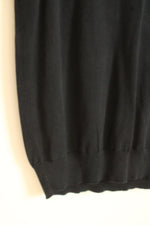 NEW Chaps Black Sweater Vest | L