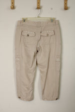 White House Black Market Tan Cargo Capris | 2