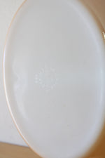 Fire-King 468 Orange Peach Lustre Divided Oval Dish