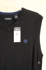NEW Chaps Navy Blue Sweater Vest | L