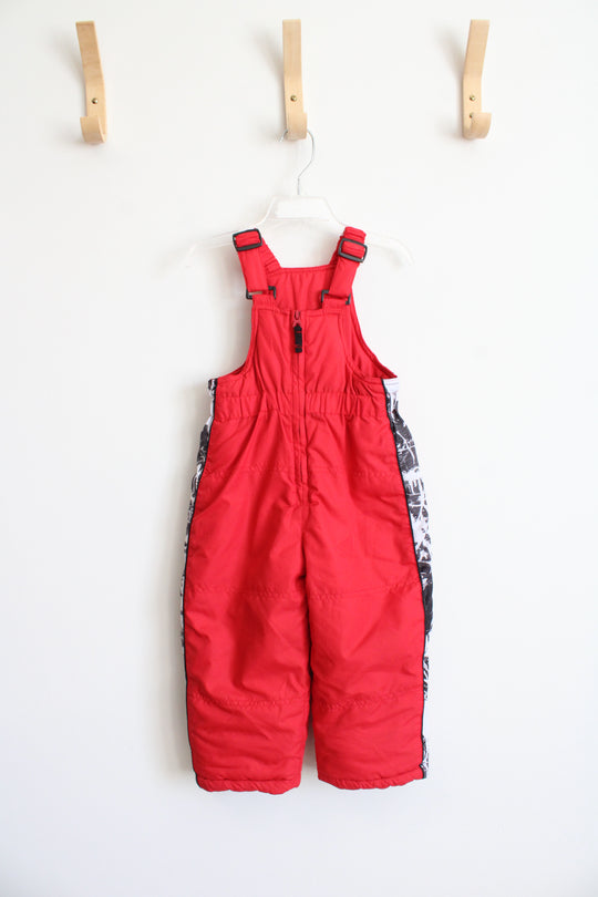 Red and Gray Snowpants | 2T