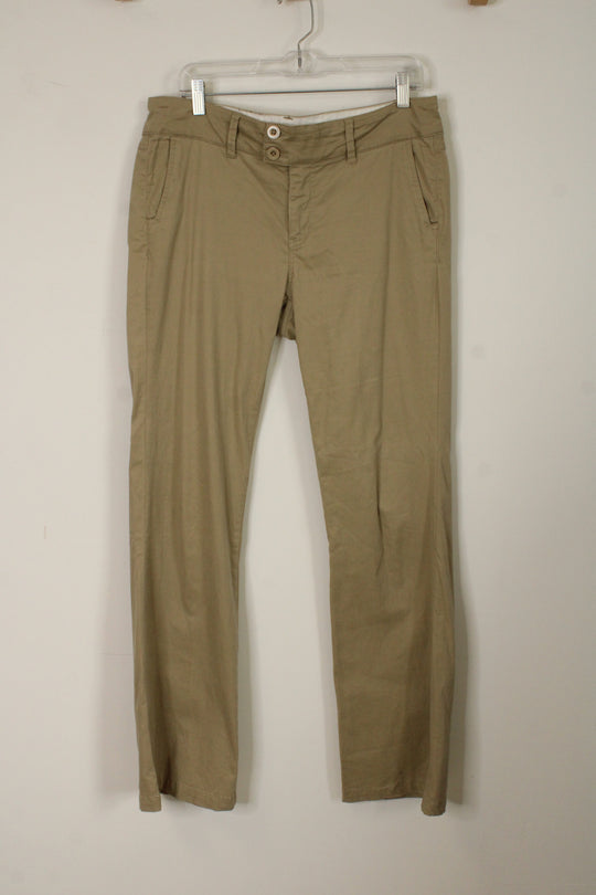 Department of Peace Low-rise Bootcut Khaki Pants