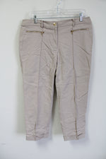 Jones New York Stretch Tan Capri | 10