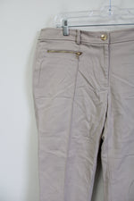 Jones New York Stretch Tan Capri | 10