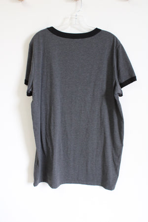 LuLaRoe Sweater Weather Gray T-Shirt | 2XL