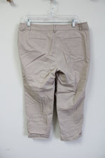 Jones New York Stretch Tan Capri | 10