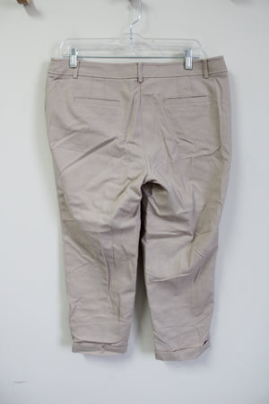 Jones New York Stretch Tan Capri | 10