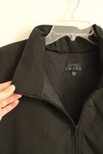 NEW Layer Black Zip Front Nylon Vest | XXL