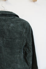 NEW SL8 Suede Green Moto Leather Jacket | S