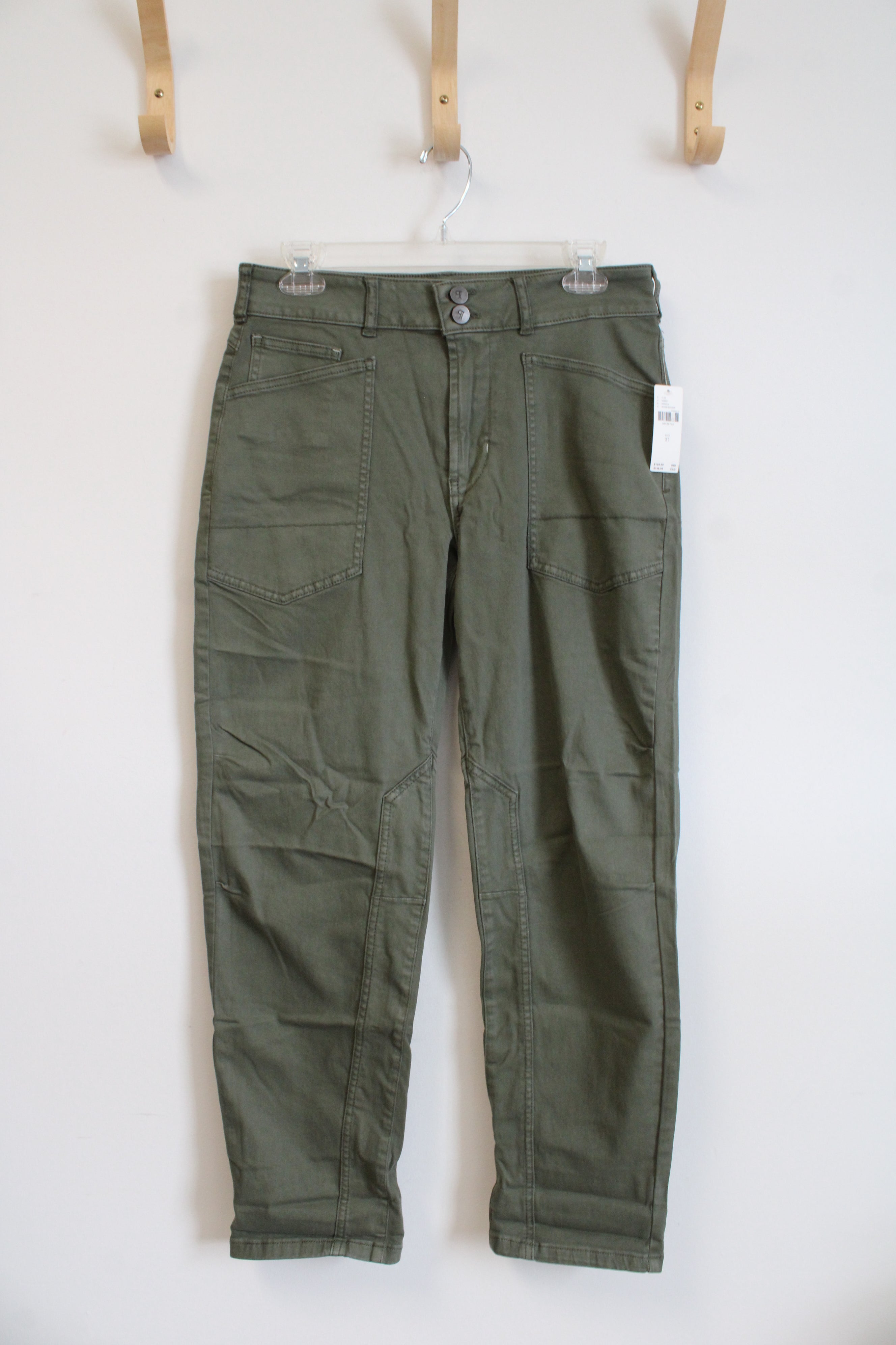 NEW Anthropologie Pilcro Moss Green The Wanderer Pants