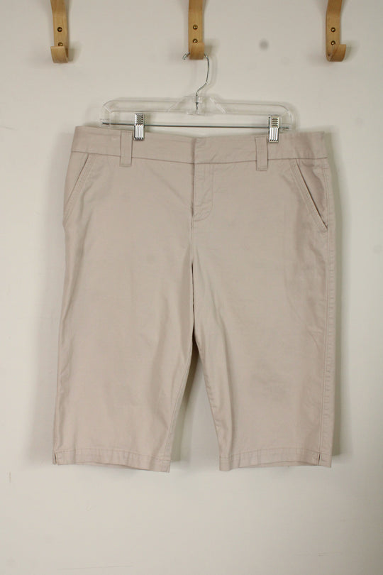 Sonoma Light Tan Bermuda Shorts | 14