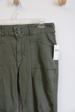 NEW Anthropologie Pilcro Moss Green The Wanderer Pants