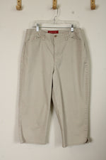 Gloria Vanderbilt Light Tan Capris | 12