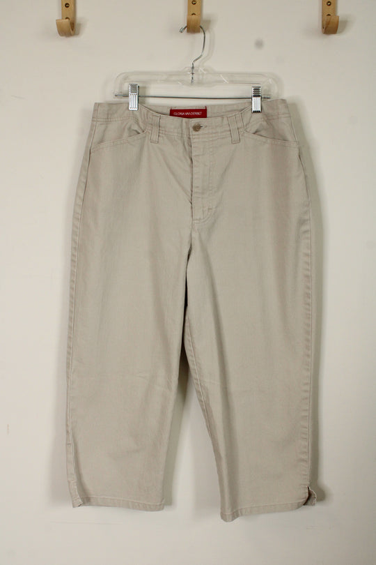 Gloria Vanderbilt Light Tan Capris | 12
