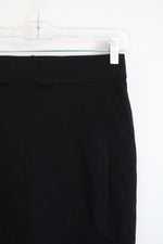 Liz Claiborne Black Knit Fitted Skirt | XS