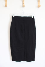 Liz Claiborne Black Knit Fitted Skirt | XS
