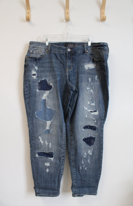 Torrid Boyfriend Distressed Jeans | 22W