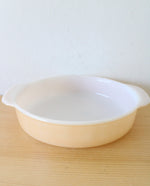 Fire-King 450 Orange Peach Lustre 8" Dish