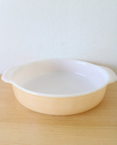 Fire-King 450 Orange Peach Lustre 8" Dish