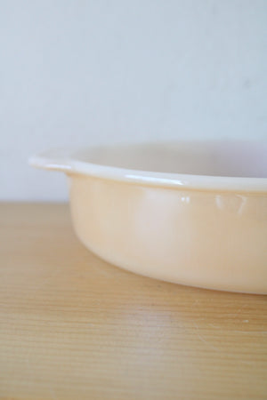 Fire-King 450 Orange Peach Lustre 8" Dish