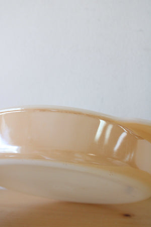 Fire-King 450 Orange Peach Lustre 8" Dish