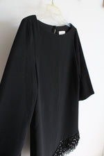 Kate Spade Black Sequined Fringe Dress | 6